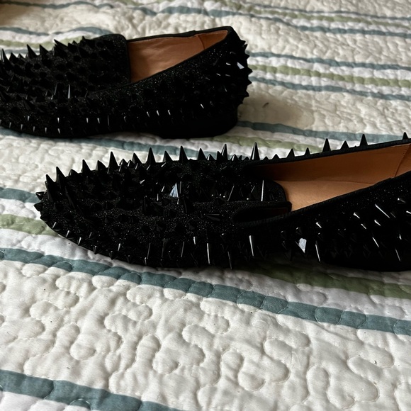 Ferucci Men’s Loafers with Spike Details and Red Soles